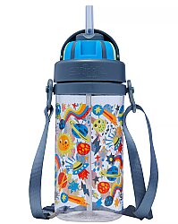 Smiggle Little Journeys Mini Plastik Suluk 400 ml Gri 458385 - Smiggle