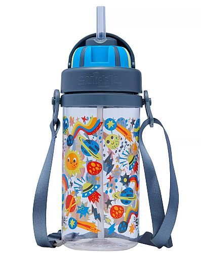 Smiggle Little Journeys Mini Plastik Suluk 400 ml Gri 458385 - 1