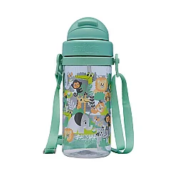 Smiggle Little Journeys Mini Plastik Suluk 400 ml Yeşil 458385 - 2