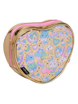 Smiggle Radiant Kalp Şeklinde Omuz Çantası Gold 456878 - 3