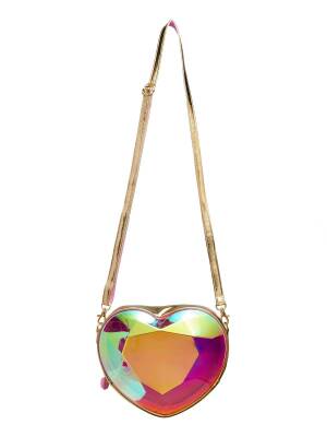 Smiggle Radiant Kalp Şeklinde Omuz Çantası Gold 456878 - 1