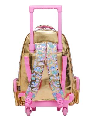 Smiggle Radiant Işıklı Tekerlekli Çekçekli Kız Çocuk Sırt Çantası 456898 - 3