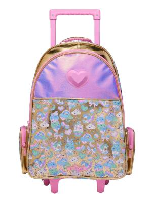 Smiggle Radiant Işıklı Tekerlekli Çekçekli Kız Çocuk Sırt Çantası 456898 - 1