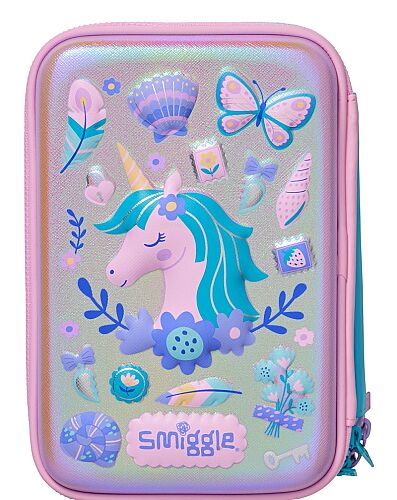Smiggle Spectacular Üç Bölmeli Sert Kalem Kutusu Leylak 456961 - 4