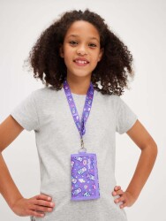 Smiggle Wonder World Askılı Cüzdan Lila 444554 - 3