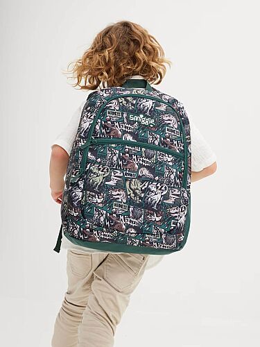 Smiggle Wonder World Lite Dinozor Desenli Çocuk Sırt Çantası 444548 - 3