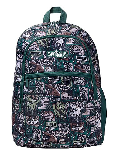 Smiggle Wonder World Lite Dinozor Desenli Çocuk Sırt Çantası 444548 - 1