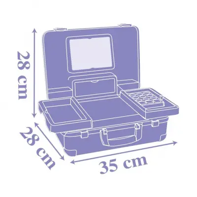 Smoby Frozen Kozmetik Çantası 7600320153 - 4