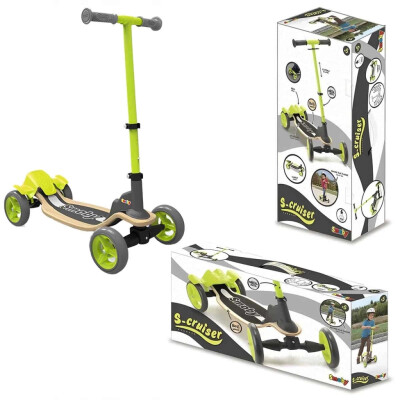Smoby S-Cruiser Ahşap 4 Tekerlekli Scooter 7600750700 - Smoby