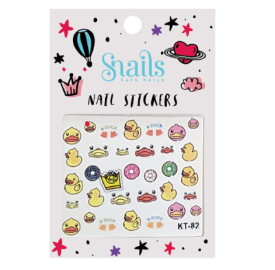 Snails Tırnak Sticker Seti - Quack Quack KT-82 - 1