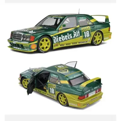 Solido 1:18 Mercedes-Benz 190 (W201) Evo Iı Green #18 K.Thım Dtm 1992 S1801009 - 1