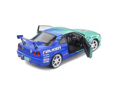 Solido 1:18 Nissan Skyline (R34) Gt-R Green #1 H.Takeuchı/Y.Tachikawa Jgtc 2 S1804304 - 3