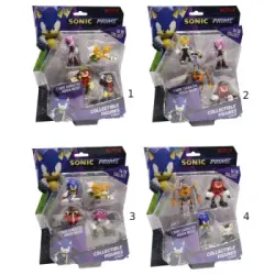Sonic 5 Figure Blister Assortment (1 Surprise Figure) Pmi/Son2040 - Sonic