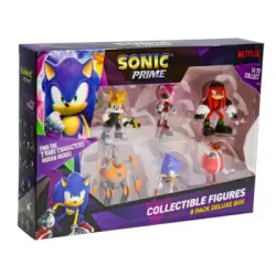 Sonic 8'li Figür Set Asorti (2 Sürpriz Figür) PMI/SON2070 - Sonic