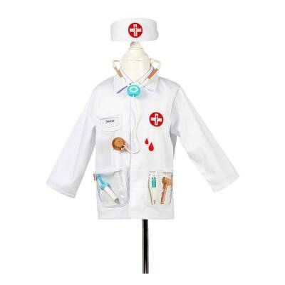 Souza Doktor Kostüm Seti - 4-7 Yaş (104-122 cm) - 3