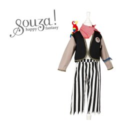 Souza Korsan Kostümü - 5-7 Yaş (110-122 cm) - Souza