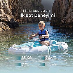 Darth Craft Splash Elektrikli Çocuk Teknesi / Şişme Bot Splash - BL - 5