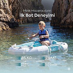 Darth Craft Splash Elektrikli Çocuk Teknesi / Şişme Bot - BR - 3