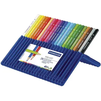Staedtler Ergosoft Üçgen Kuru Boya 24'lü 157 Sb24 - 2