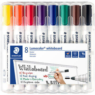 Staedtler Lumocolor Whiteboard Markör Yuvarlak Uç 2.0 Mm 8'li Set 351 Wp8 - 1