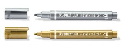 Staedtler Metalik Markör 2'li Set 8323-S BK2 - 2