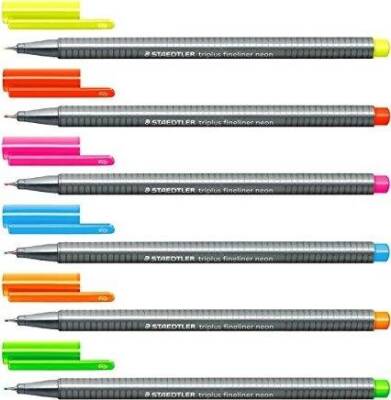 Staedtler Triplus Fineliner Neon Renk 6'lı Set 334 SB6CS3 - 3