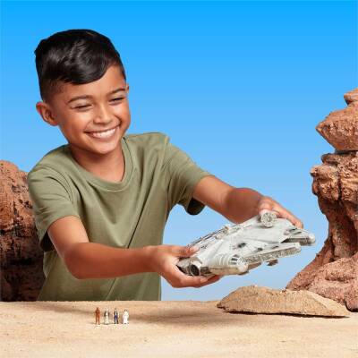 Star Wars Millennium Falcon Ve Mikro Figür Set Sw/J0022 - 6