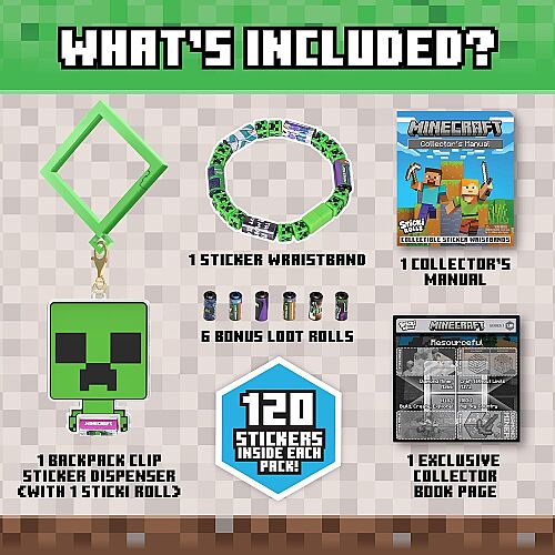 Sticki Rolls Minecraft Pendant / SRMC400 - 6