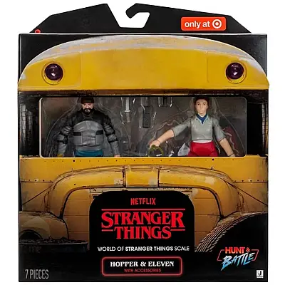 Stranger Things Hopper & Eleven İkili Figür Seti Strt/0002 - 1