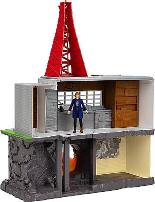 Stranger Things WSQK Radyo İstasyonu Oyun Seti - Üç Katlı, İki Taraflı ve 10,16 cm Hareketli Aksiyon Figürlü 27,94 cm Oyun Seti Strt/0004 - 3