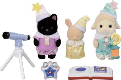 Sylvanian Families Anaokulu Arkadaşları Pijama Partisi Üçlüsü 5750 - 2