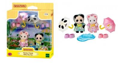 Sylvanian Families Anaokulu Arkadaşları Yağmurlu Gün İkilisi 5748 - 1