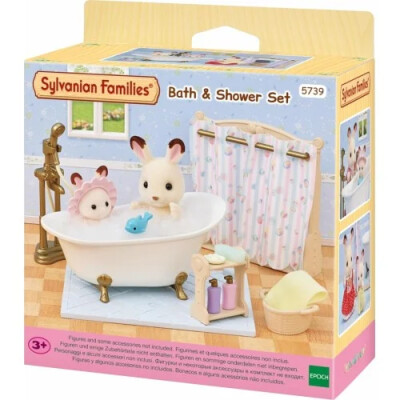 Sylvanian Families Banyo ve Duş Seti 5739 - Sylvanian Families