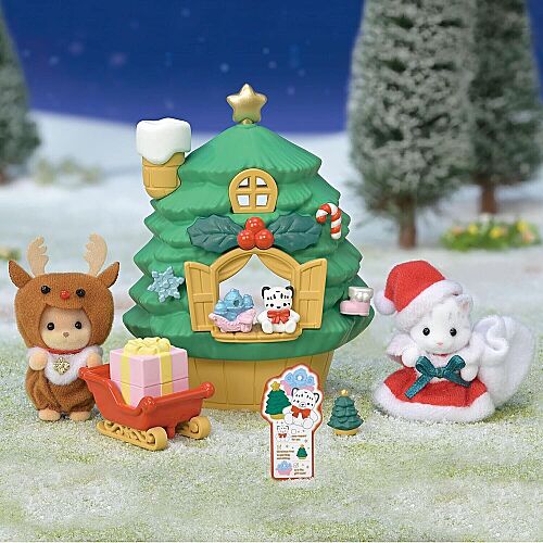 Sylvanian Families Bebek Noel Baba’nın Yılbaşı Ağacı Evi ESF5822 - 3