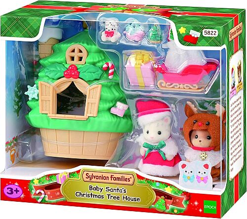 Sylvanian Families Bebek Noel Baba’nın Yılbaşı Ağacı Evi ESF5822 - 1