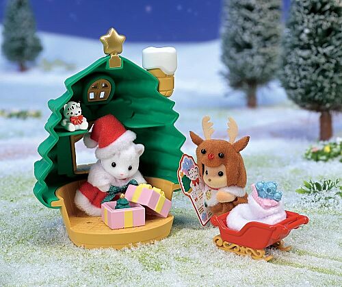 Sylvanian Families Bebek Noel Baba’nın Yılbaşı Ağacı Evi ESF5822 - 5
