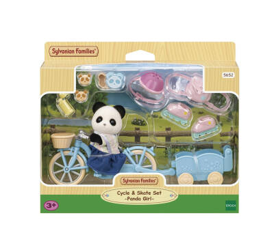 Sylvanian Families Bisiklet ve Paten Set Panda 5652 - 1