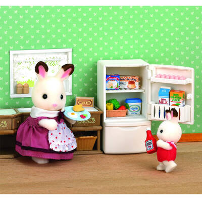 Sylvanian Families Buzdolabı Seti 5021 - 4