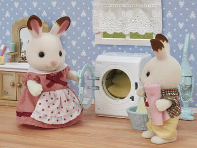 Sylvanian Families Çamaşır Makinesi ve Elektrik Süpürgesi Seti 5445 - 4