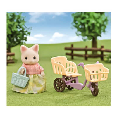 Sylvanian Families Çiçekli Kedi Anne Ve Bisiklet Ese5680 - 2