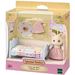 Sylvanian Families Çiçekli Kedi Kızın Uyku Seti 5681 - 1