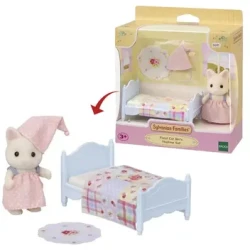 Sylvanian Families Çiçekli Kedi Kızın Uyku Seti 5681 - 2