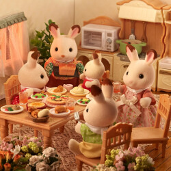 Sylvanian Families Çikolata Kulaklı Tavşan Ailesi 5655 - 3