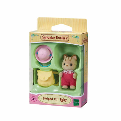 Sylvanian Families Çizgili Kedi Bebek 5417 - 1