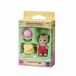 Sylvanian Families Çizgili Kedi Bebek 5417 - 4
