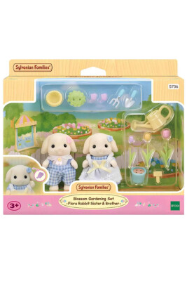 Sylvanian Families Flora Tavşan Kardeşler Bahçıvanlık Seti 5736 - Sylvanian Families