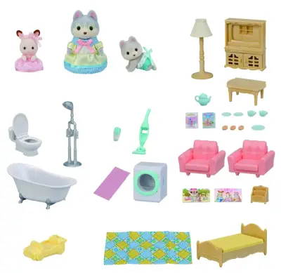 Sylvanian Families Oyun Odalı Işıklı Şehir Evi 5727 - 3
