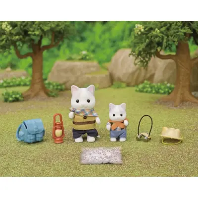 Sylvanian Families Heyecanlı Keşif Seti - Latte Kedi Çocuk & Bebek - 5763 - 3