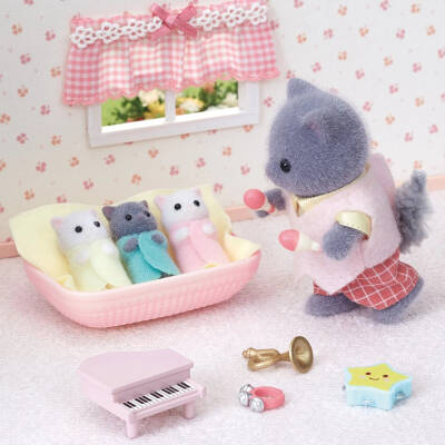 Sylvanian Families İran Kedisi Üçüz 5458 - 3