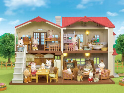 Sylvanian Families Kırmızı Çatılı Işıklı Şehir Evi-5302 5302 - 5